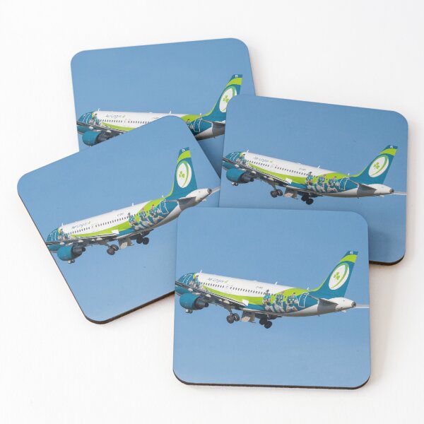 Item preview, Aer Lingus Irish Rugby Team Livery Airbus A320 EI-DEG MAN to DUB designed and sold by Skyframe Aviation.