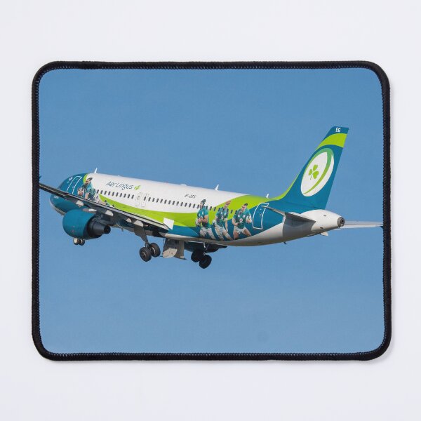 Item preview, Aer Lingus Irish Rugby Team Livery Airbus A320 EI-DEG MAN to DUB designed and sold by Skyframe Aviation.
