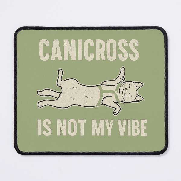 Item preview, Funny Cat Canicross Parody Grunge Design designed and sold by Meandmyshop.