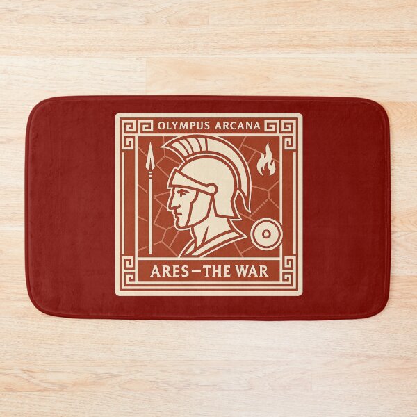 Artikelvorschau, Ares – Der Krieg | Tarotkarte der griechischen Mythologie entworfen und verkauft von Bratak.