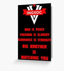 INGSOC Guidelines Greeting Card