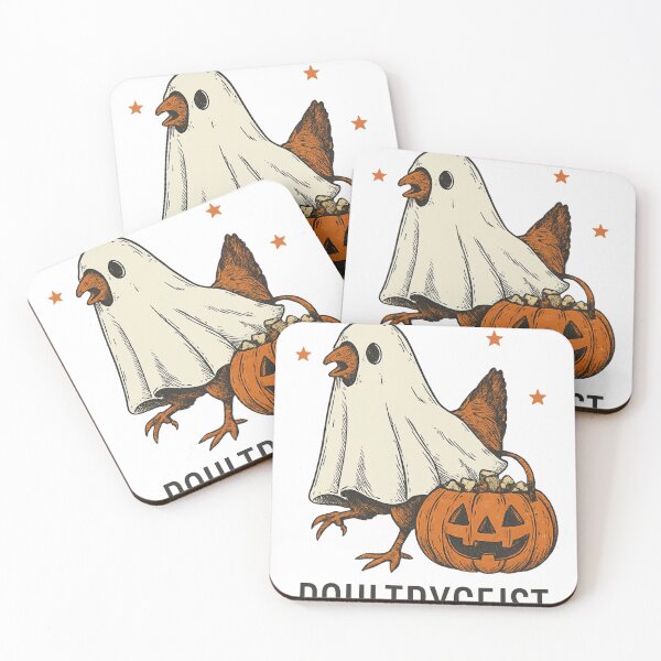 Item preview, Funny Poultrygeist Chicken Ghost Halloween Design designed and sold by haitrieuic96.