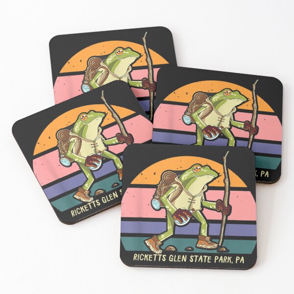 Item preview, Ricketts Glen State Park Pennsylvania Hiking Frog Walking designed and sold by KayTodd9.