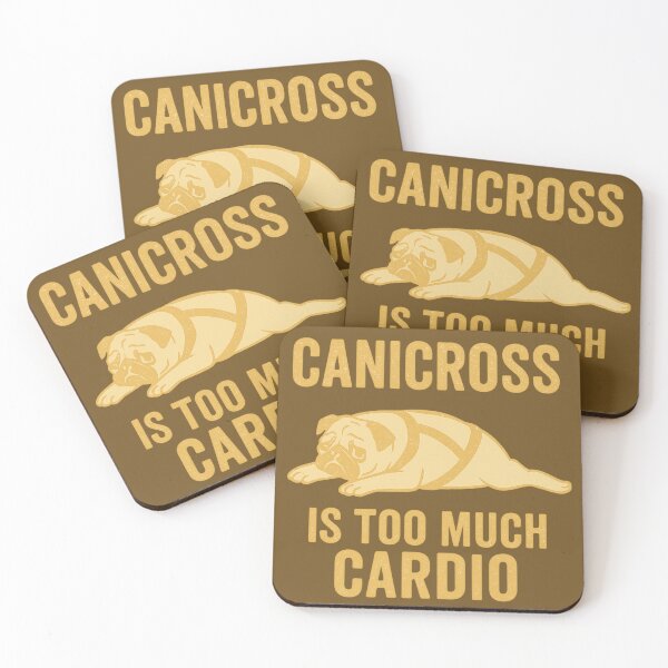 Item preview, Funny Pug Canicross Parody Grunge Design designed and sold by Meandmyshop.