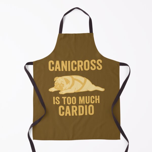 Item preview, Funny Pug Canicross Parody Grunge Design designed and sold by Meandmyshop.
