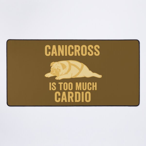 Item preview, Funny Pug Canicross Parody Grunge Design designed and sold by Meandmyshop.