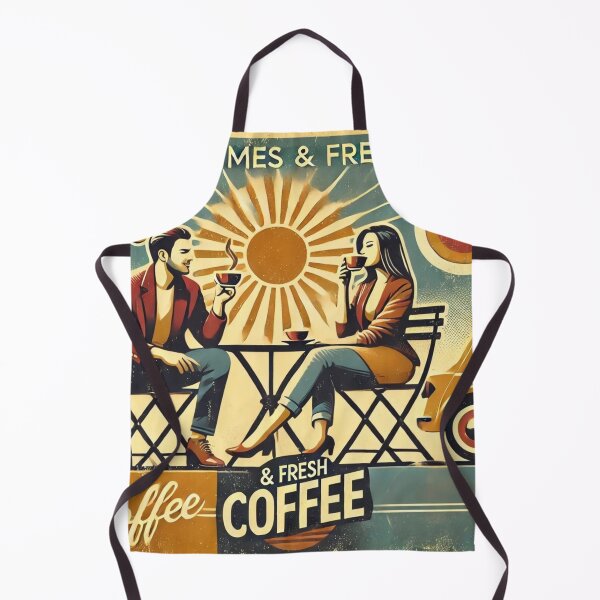 Item preview, Good Times & Fresh Coffee – Retro coffee poster designed and sold by Eric Nagel.
