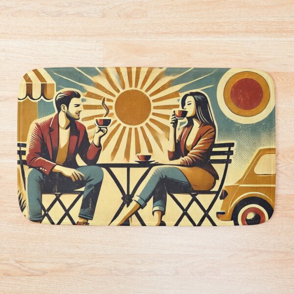 Item preview, Good Times & Fresh Coffee – Retro coffee poster designed and sold by Eric Nagel.