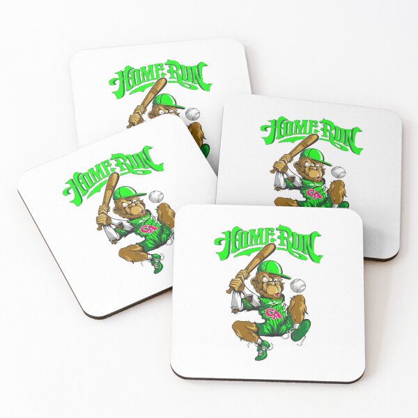 Item preview, Home Run Baseball Ape - Aggressive Sports Mascot designed and sold by Colorful-Garden.