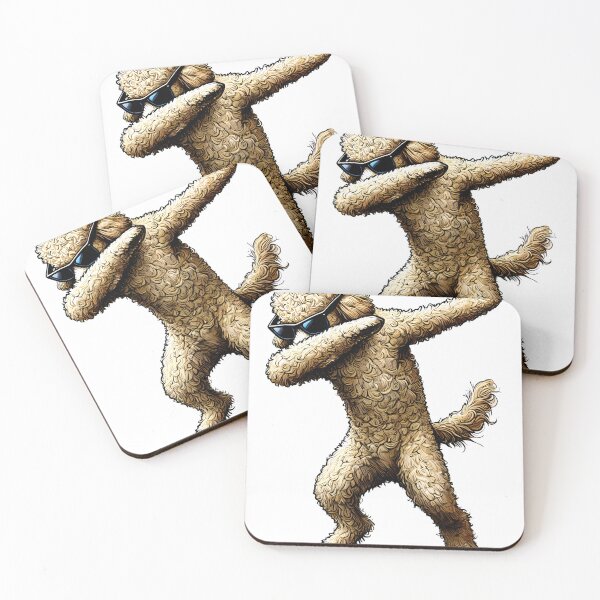 Item preview, Dabbing Goldendoodle Dog Lover designed and sold by Kimberley King Art  King Art.