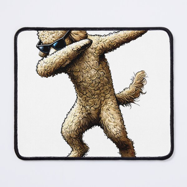Item preview, Dabbing Goldendoodle Dog Lover designed and sold by Kimberley King Art  King Art.