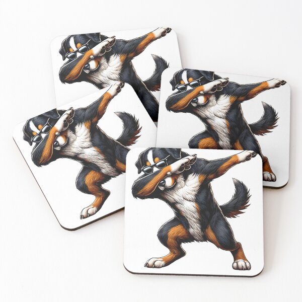 Item preview, Dabbing Greater Swiss Mountain Dog Lover designed and sold by Kimberley King Art  King Art.
