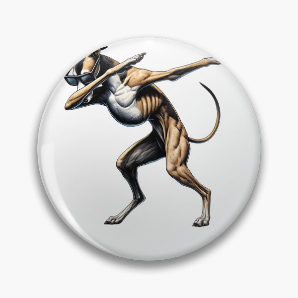 Item preview, Dabbing Greyhound Dog Lover designed and sold by Kimberley King Art  King Art.