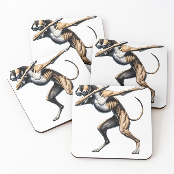 Item preview, Dabbing Greyhound Dog Lover designed and sold by Kimberley King Art  King Art.