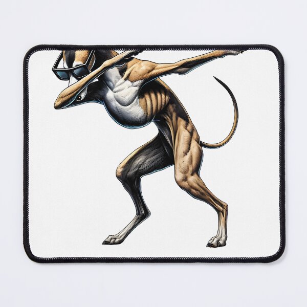 Item preview, Dabbing Greyhound Dog Lover designed and sold by Kimberley King Art  King Art.