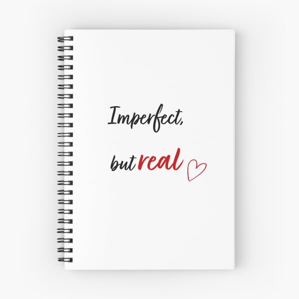 Item preview, Imperfect but Real – Self Love Inspirational Quote Design designed and sold by CasaMartina.