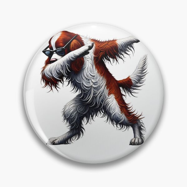 Item preview, Dabbing Irish Red and White Setter Dog Lover designed and sold by Kimberley King Art  King Art.