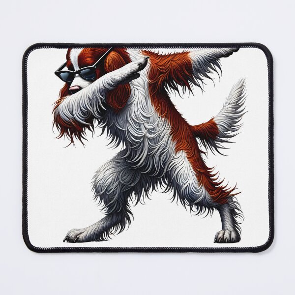 Item preview, Dabbing Irish Red and White Setter Dog Lover designed and sold by Kimberley King Art King Art.