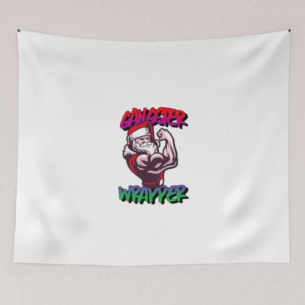 Item preview, Gangster Wrapper Christmas Tee designed and sold by Stange-T-shirts.
