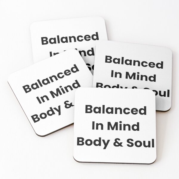 Item preview, Balanced In Mind Body & Soul designed and sold by The Winning Formula™ Prints.