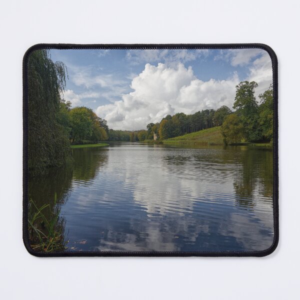 Item preview, The Ruined Abbey on the Serpentine at Painshill Park in Cobham Surrey England UK designed and sold by John Gilham - Landscape Photography.