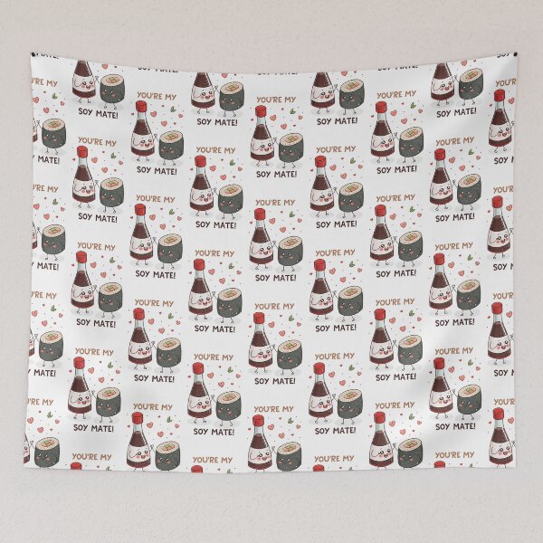 Item preview, You’re My Soy Mate – Funny Food Pun Design designed and sold by MagicalThreads.