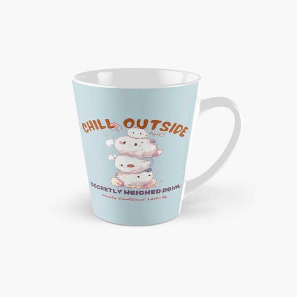 Item preview, Chill Outside – Secretly Weighed Down (Emotional Marshmallow Stack Series) designed and sold by bugnoodle™ .