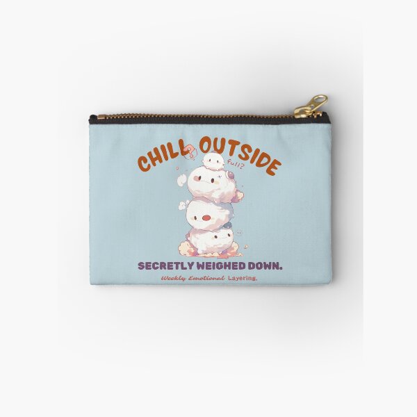 Item preview, Chill Outside – Secretly Weighed Down (Emotional Marshmallow Stack Series) designed and sold by bugnoodle™ .
