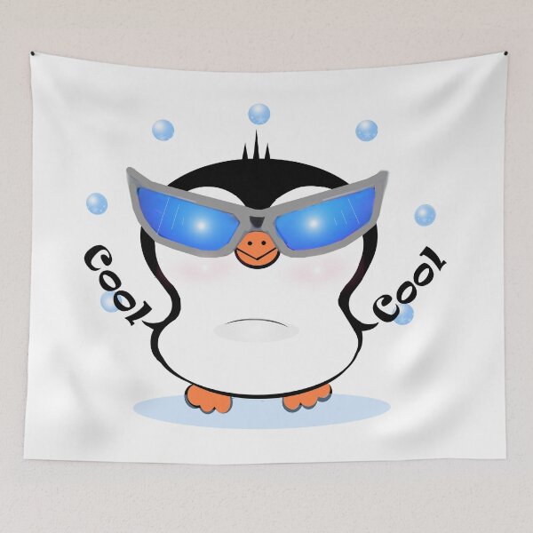 Item preview, COOL penguin  designed and sold by Shirley cute art .