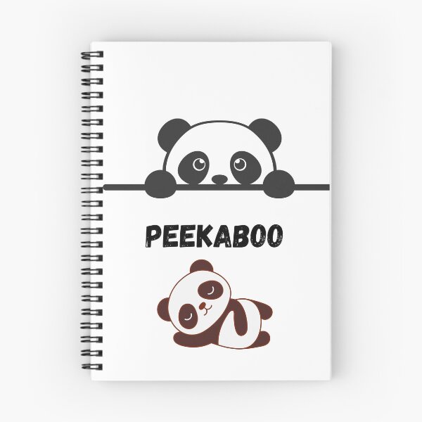 Item preview, Peekaboo Panda & Sleeping Panda – Cute Cartoon Illustration designed and sold by HappySoulCentre.