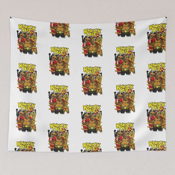 Item preview, Knockout Boxing Gorilla - Vintage Style Fighter Art designed and sold by Colorful-Garden.