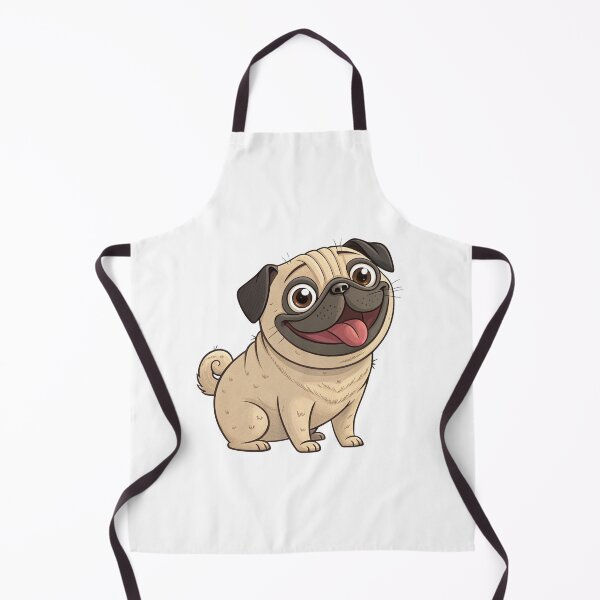 Item preview, Cute Funny Tan Pug – Adorable Wrinkly Dog Design for Pug Lovers designed and sold by FurRealGifts.