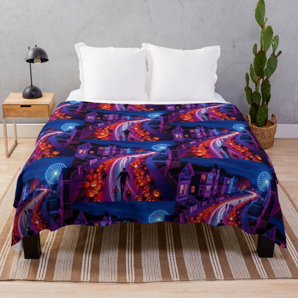 Item preview, Halloween City Walk At Night Classical designed and sold by Sam-DesignMart.