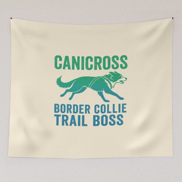 Item preview, Canicross – Border Collie Trail Boss designed and sold by Meandmyshop.