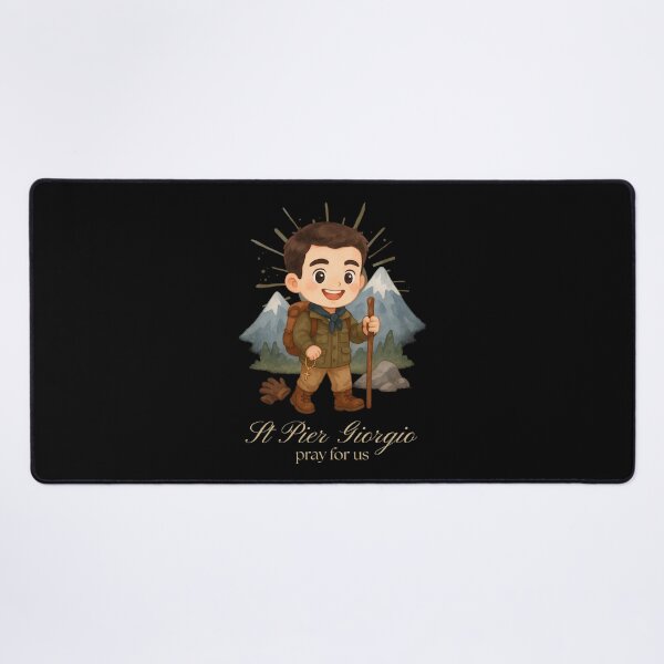 Item preview, Pier Giorgio Frassati Cartoon Art – Catholic Decor, Inspirational Saint Illustration designed and sold by MixnMatch.
