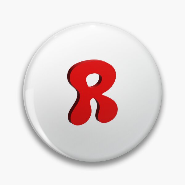 Item preview, Bold Red 3D Letter R – Playful Bubble Font designed and sold by uncoXab.