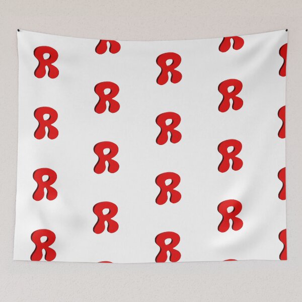 Item preview, Bold Red 3D Letter R – Playful Bubble Font designed and sold by uncoXab.