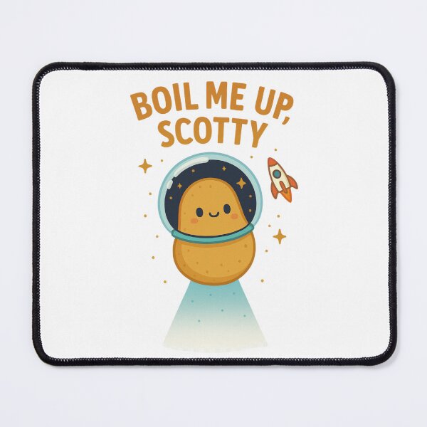 Item preview, Boil Me Up, Scotty – Funny Space Potato Astronaut Cartoon Design designed and sold by jelonkaa.