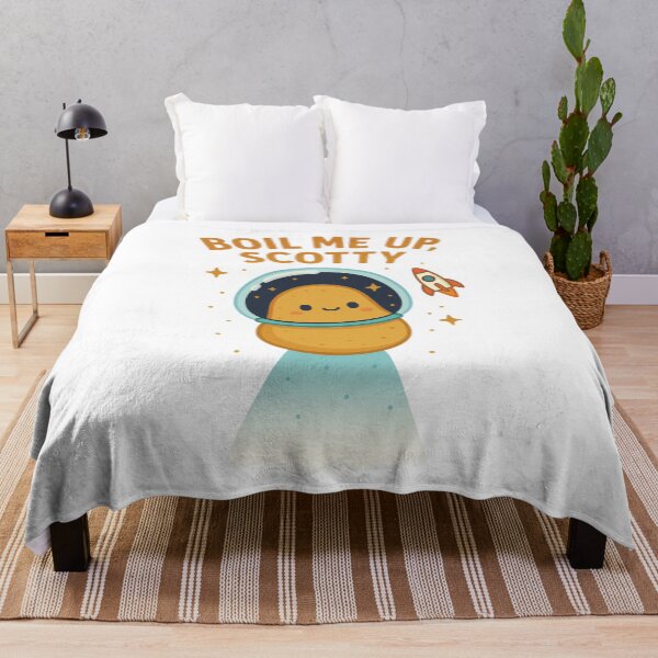 Item preview, Boil Me Up, Scotty – Funny Space Potato Astronaut Cartoon Design designed and sold by jelonkaa.