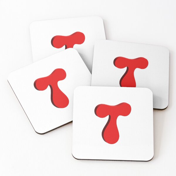 Item preview, Bold Red 3D Letter T – Playful Bubble Font designed and sold by uncoXab.