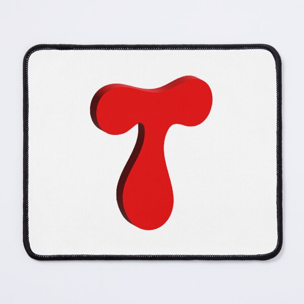 Item preview, Bold Red 3D Letter T – Playful Bubble Font designed and sold by uncoXab.