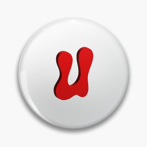 Item preview, Bold Red 3D Letter U – Playful Bubble Font designed and sold by uncoXab.