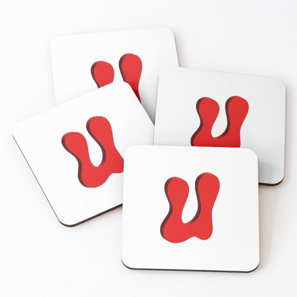 Item preview, Bold Red 3D Letter U – Playful Bubble Font designed and sold by uncoXab.