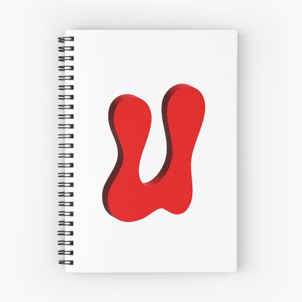 Item preview, Bold Red 3D Letter U – Playful Bubble Font designed and sold by uncoXab.