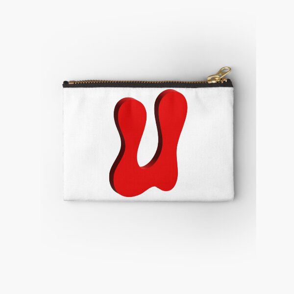 Item preview, Bold Red 3D Letter U – Playful Bubble Font designed and sold by uncoXab.