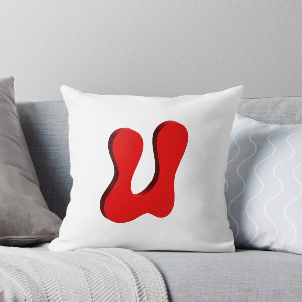Item preview, Bold Red 3D Letter U – Playful Bubble Font designed and sold by uncoXab.
