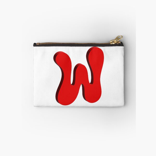 Item preview, Bold Red 3D Letter W – Playful Bubble Font designed and sold by uncoXab.