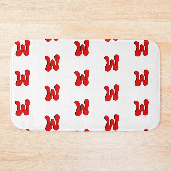 Item preview, Bold Red 3D Letter W – Playful Bubble Font designed and sold by uncoXab.