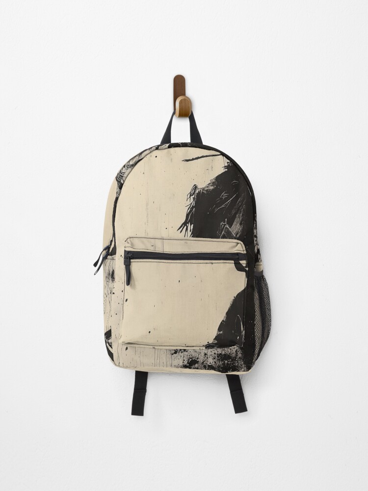 Thumbnail 1 of 3, Backpack, Moonlit Rider designed and sold by shadowart86.