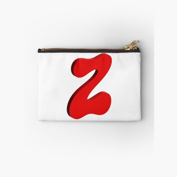 Item preview, Bold Red 3D Letter Z – Playful Bubble Font designed and sold by uncoXab.